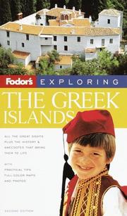Cover of: Fodor's Exploring the Greek Islands by Fodor's