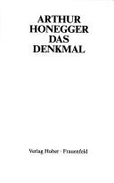 Cover of: Das Denkmal