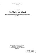 Cover of: Ein Markt wie Mopti by Bernhard Gardi