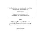 Cover of: Bibliographie der Schriften von Johann Bartholomäus Trommsdorff by Götz, Wolfgang Dr.