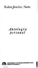 Cover of: Antología personal