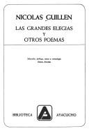 Cover of: Las grandes elegías y otros poemas