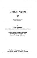Cover of: Molecular aspects of toxicology