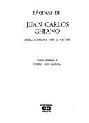 Cover of: Páginas de Juan Carlos Ghiano by Juan Carlos Ghiano