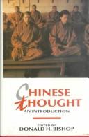 Cover of: Chinese thought: an introduction
