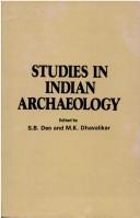 Cover of: Studies in Indian archaeology by edited by S.B. Deo and M.K. Dhavalikar.