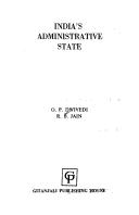 Cover of: Indiaʼs administrative state by O. P. Dwivedi