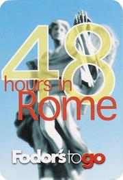 Cover of: Fodor's to Go: 48 Hours in Rome, 1st Edition (Fodor's to Go)