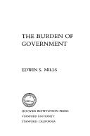 Cover of: The burden of government