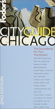 Cover of: Fodor's Cityguide Chicago, 2nd Edition by Fodor's