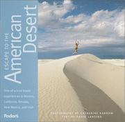 Cover of: Escape to the American desert