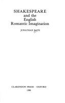 Cover of: Shakespeare and the English romantic imagination