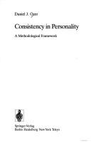 Cover of: Consistency in personality by Daniel J. Ozer