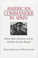 American commander in Spain by Marion Merriman