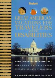 Cover of: Fodor's great American vacations for travelers with disabilities.