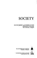 Cover of: Society