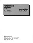 Automotive engines by Crouse, William Harry