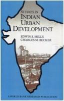 Cover of: Studies in Indian urban development
