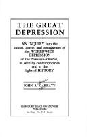Cover of: The Great Depression by John Arthur Garraty
