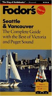 Cover of: Seattle & Vancouver by Fodor's