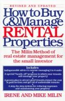 How to buy and manage rental properties by Mike Milin