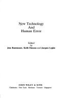 Cover of: New technology and human error