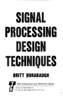 Cover of: Signal processing design techniques