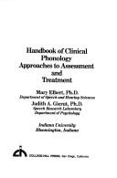 Cover of: Handbook of clinical phonology by Mary Elbert, Mary Elbert