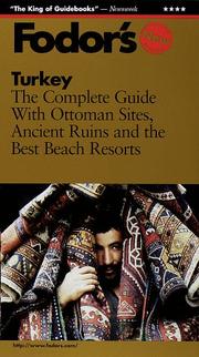 Cover of: Turkey by Fodor's