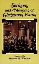 Cover of: Sermons and memoirs of Christmas Evans
