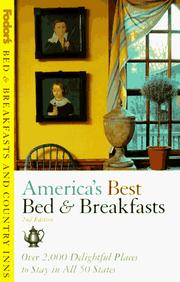 Cover of: America's Best Bed & Breakfasts: Over 2,000 Delightful Places to Stay in All 50 States (2nd ed)
