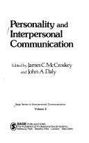 Cover of: Personality and interpersonal communication