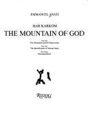 The Mountain of God by Emmanuel Anati