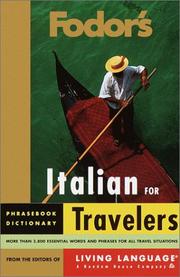 Cover of: Fodor's Italian for travelers by 