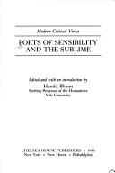 Poets of sensibility and the sublime by Harold Bloom
