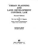 Cover of: Urban planning and land development control law