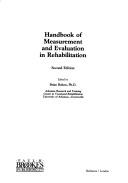 Cover of: Handbook of measurement and evaluation in rehabilitation