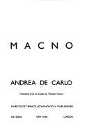 Cover of: Macno
