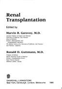 Cover of: Renal transplantation by edited by Marvin R. Garovoy, Ronald D. Guttmann.