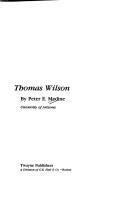 Cover of: Thomas Wilson by Peter E. Medine