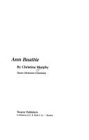Ann Beattie by Christina Murphy