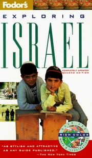 Cover of: Exploring Israel (2nd Edition)