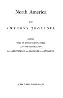 Cover of: North America by Anthony Trollope