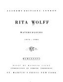 Cover of: Rita Wolffpaintings