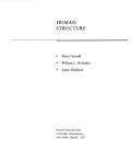Cover of: Human structure
