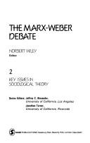 Cover of: The Marx-Weber debate