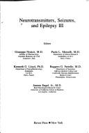 Neurotransmitters, seizures, and epilepsy III by Charles J. Epstein