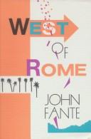 Cover of: West of Rome by John Fante
