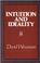 Cover of: Intuition and ideality