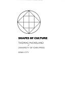 Cover of: Shapes of culture | Thomas McFarland